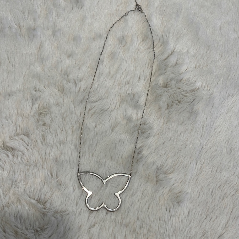 Large Open Butterfly Necklace